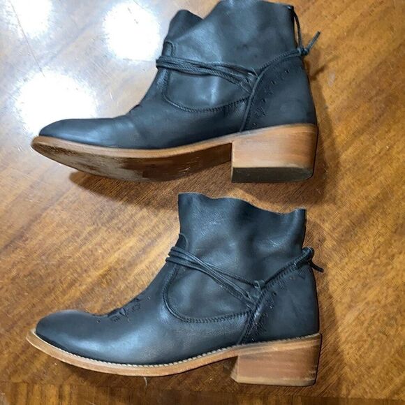 Musse & Cloud Kylie Boots size 8 black suede leather - Picture 6 of 9